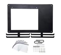 Fruusv Race Bib Holder, Wall Mounted Runners Hanger Rack, 12×10in Running Bib Display for Bedroom, Living Room, and Home Indoor Décor, Wooden Organizer with Hooks for Athletes