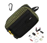 Fruusv Sac à dos avec bandoulière, poche zippée étanche | Porte-cartes à fermeture éclair | Petite pochette à outils | pour cartes de monnaie, clés, voyage, camping, randonnée, escalade, chasse