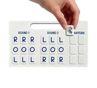 Fruusv Solo Tile Strategy Board - Mahjong Skill Practice Game-Set, Compact Travel Puzzle Layout Kit, Mind Training Tile System, Game Accessory, Social Play for Family Friends Party Gathering Use