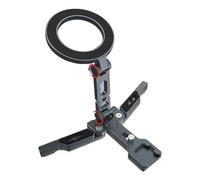 Fruusv Trépied magnétique pour téléphone portable, support de bureau à aimant puissant, rotation à 360 degrés, support de téléphone portable pour aventure en plein air, enregistrement de voyage