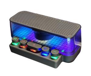 Fruusv Wireless Speaker, Powerful Portable Sound System, Deep Bass Music Player, Stylish Desk and Home Decor, Ideal for Camping, Theater, and Travel Entertainment