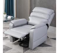 Fruyyzl Fauteuil Relax Electrique Releveur, Fauteuil Relaxant Massant en Cuir, Fauteuil Inclinable Fauteuil Electrique Releveur avec Inclinaison RéGlable à 150 Degrés