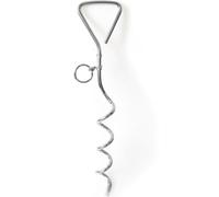 Frxat Piquet d'attache pour chien, laisse extérieure et chaîne pour camping et cour, piquets en spirale antirouille très résistants de 40,6 cm pour chiens de taille moyenne et grande pesant jusqu'à