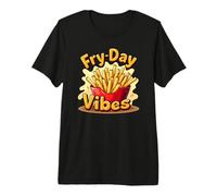 Fry-Day Vibes Fries Amusantes pour Le W nd T-Shirt Haut de Gamme