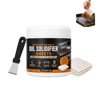 Fry Oil Solidifier for Grill & BBQ Griddle,Effective Grease Solidifier (1PC)