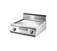 Fry top électrique, top, plaque lisse Virtus VS7080FTEVT