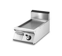 Fry top gaz, top, plaque nervurée chromée Virtus V9040FTRGVCRT