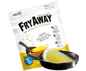 FryAway Solidificateur d'huile de cuisson, durcisseur d'huile végétale/canola pour une élimination facile, huiles naturelles solidifiées, poudre de solidification de graisse, solution de déchets comme