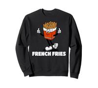 Fryday Everyday Retro Foodie, Funny French Fries Sweatshirt