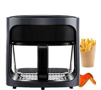 Fryer À Air, Friteuse Électrique Multifonction, Friteuse À Air Sans Huile, Réglage de la Température Et 7 Préréglages, pour Cuisson Rapide 6L