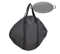 Frying Pan Bag, Portable Pan Storage Pouch, Waterproof Camping Round Travel Carry Bags, Cast Iron Skillet Storage Bag with Handle Perfect and Ideal for Outdoor Travel, 1 Piece