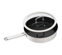 Frying Pan Nonstick - Cooking Pan, Titanium Ceramic Coating Skillet with Even Heat, Kitchen Cookware Pot, Induction Electric Stove Oven, Nonstick Cooking Tool for Healthy Meals Daily Use Family