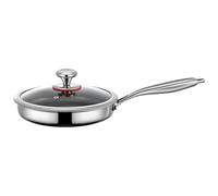 Frying Pan - Titanium Alloy Nonstick Skillet, Large Cooking Pan with Lid, Even Heat Distribution for Electric Induction Stove Oven Omelette Egg Home Kitchen, Premium Cookware, Heat Resistant Design