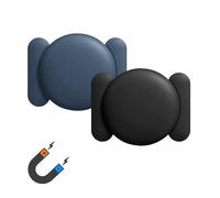 Frylaa Lot de 2 coques de protection magnétiques en silicone souple avec support magnétique puissant pour tracker GPS pour surface métallique pour voiture/véhicule/camion/vélo/remorque/moto/ordinateur