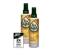 Frylight Delicate Butter Flavour Cooking Spray 2 x 190 ml (380 ml) - 1 Cal. par spray