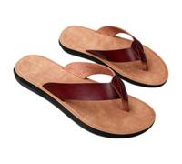 Fryloo Chaussons Mens Tongs, Semelle Douce Grande Taille Été Casual Chaussures De Plage Mode Thong Sandales avec Coussin