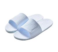 Fryloo pantoufles Chaussons De Voyage Pliables Unisex, Diapositives Eva Laveables Antidérapantes Légères Pour Le Vol Du Salon D'hôtes Bain D'hôtel-bleu-38-39