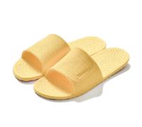 Fryloo pantoufles Chaussons De Voyage Pliables Unisex, Diapositives Eva Laveables Antidérapantes Légères Pour Le Vol Du Salon D'hôtes Bain D'hôtel-jaune-38-39