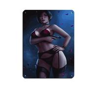 FrySky Poster Resident Evil en métal vintage pour pub, club, café, bar, maison, décoration murale rétro, 30 x 40 cm