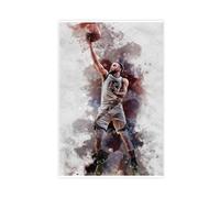 FrySky Poster sur toile de Stephen Curry, joueur de basket-ball Stephen Curry, décoration murale pour salon, chambre à coucher, style sans cadre, 50 x 75 cm