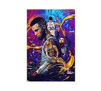 FrySky Stephen Curry Joueur de Basketball Affiche sur Toile 17 - Décoration pour Chambre et Salon (1) - 20 x 30 cm (style, sans cadre)