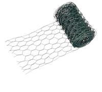 FRYSKYO Grillage À Poules Floral, Lot De 2, Grillage À Poules, Rouleau De 1 M/3 M, Grillage Hexagonal Galvanisé, for L'artisanat Et Le Jardinage(Green,1m)