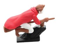 FRYSKYO Ornements dérive Tableau Bord Balai sorcière et Magicien, décor Balai Magicien dérive Amusant, for Les véhicules passionnés, décorations d'accessoires dérive Tableau Bord intérieur(Red,Boy)