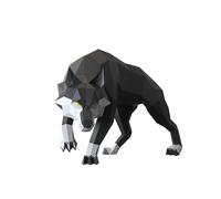 FRZXBKW 3D papercraft Kit Wolf 3D Origami DIY Paper Animals Paper Model Activity Home Decoartion, Low Poly Home Decor,All Accessories Included,DIY Teens Gift