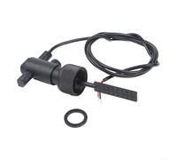 FS-10 Interrupteur de débit à palette d'eau 100 V 1 L/min Capteur réglable Pompe à chaleur Chauffage Compatible avec compteur de gaz de piscine, machine à café, AC central Noir