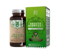 FS Bacopa Monnieri, 120 Gélules Végétaliennes, 500mg Brahmi | Extrait de Bacopa Monnieri Brahmi 10:1 | Formule Végétalienne | Sans OGM, Gluten & Allergène | Fabriqué au Royaume-Uni