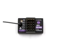 FS INr4-GYB Mini récepteur 4 canaux 2,4 GHz Fonction gyroscope intégrée PWM/PPM/i-Bus/S.Bus/i-bus2 Compatible avec AFHDS3 Flysky NB4 Noble Lite Noble Pro RC Voiture Bateau Télécommande