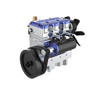 FS-L200W Moteur au méthanol 7 cc à double cylindre 4 temps refroidi à l'eau pour modèles de voitures et bateaux télécommandés 1/8 1/10 1/14
