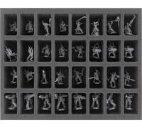 FS045WH30 Plateau mousse 40 mm compatible avec Warhammer - 32 compartiments