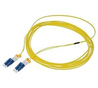 FS0LC05 Câble patch fibre OS2 LC/UPC, recto-verso 5m LSZH jaune LOGILINK