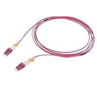 FS4LC05 Câble patch fibre OM4 LC/UPC, recto-verso 5m LSZH rose LOGILINK
