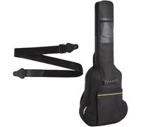 Fs800 Ensemble de voyage 2 pièces pour guitare acoustique 101,6 à 104,1 cm avec sangle réglable, housse de transport avec coque extérieure résistante à l'eau, Noir , Taille unique