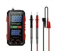 FS899S Multimètre numérique 6000 comptage, tension vocale intelligente et courant, sangle de mesure de tension et de courant, écran LCD rétroéclairé, NCV pour la maison et les environnements