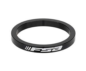 FSA 484109807 Spessore Aluminium 1,5-05 mm Noir Mixte Adulte, Argent, 1 Nero
