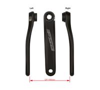 FSA Bosch E-Bike Forged Pédalier électrique. Mixte 170mm Noir