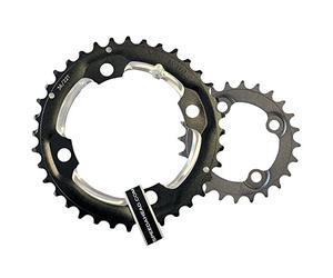 FSA Corona in Lega 2 x 10 MTB, Unisex, 380-0636G, Nero, 104 × 36T