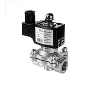 FSA électrovanne acier inoxydable 304 1/2" 230V AC 0-10 bar EPDM fermée sans courant