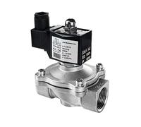 FSA électrovanne acier inoxydable 304 1" 230V AC 0-10 bar EPDM fermée sans courant