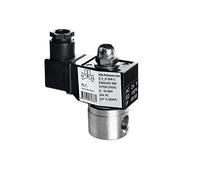 FSA électrovanne acier inoxydable 304 1/4" 24V AC 0-10 bar Viton fermée sans courant