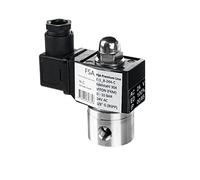 FSA électrovanne acier inoxydable 304 1/8" 24V AC 0-10 bar Viton fermée sans courant