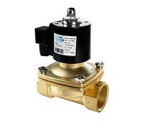 FSA électrovanne en laiton 1 1/4" 230V AC 0-10 bar Viton fermée sans courant