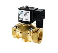 FSA électrovanne en laiton 1" 24V AC 0-10 bar Viton fermée sans courant