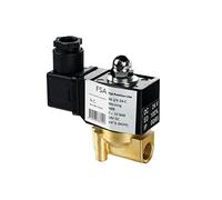 FSA électrovanne en laiton 1/4" 24V DC 0-10 bar NBR fermée sans courant