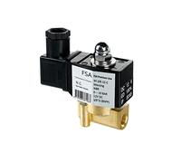 FSA électrovanne en laiton 1/8" 12V DC 0-10 bar NBR fermée sans courant