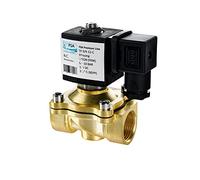 FSA électrovanne en laiton 3/4" 12V DC 0-10 bar Viton fermée sans courant