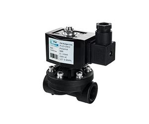 FSA électrovanne en plastique PA6 1/2" 230V AC 0-6 bar NBR fermée sans courant